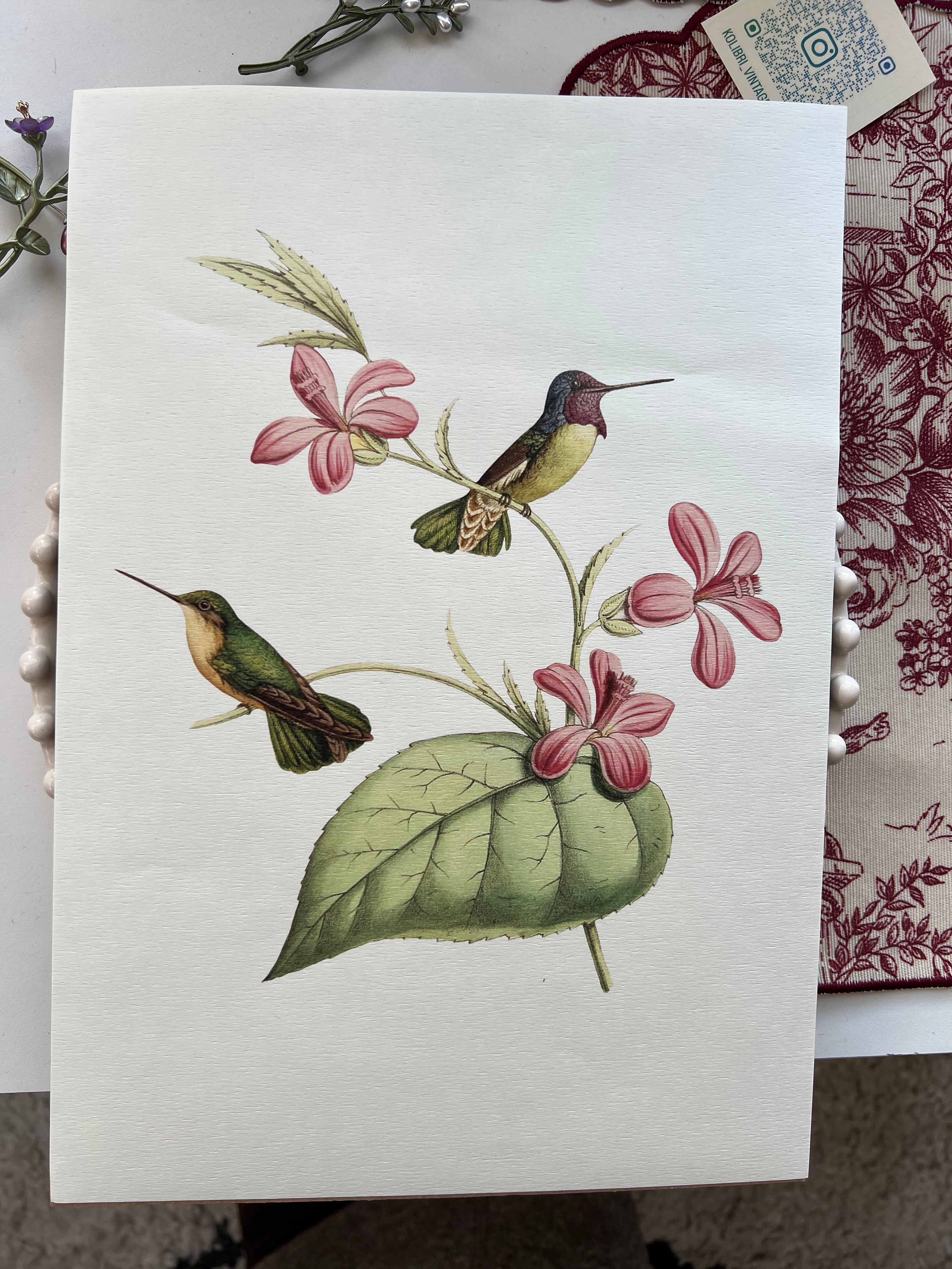 Vintage Botanical Prints A4