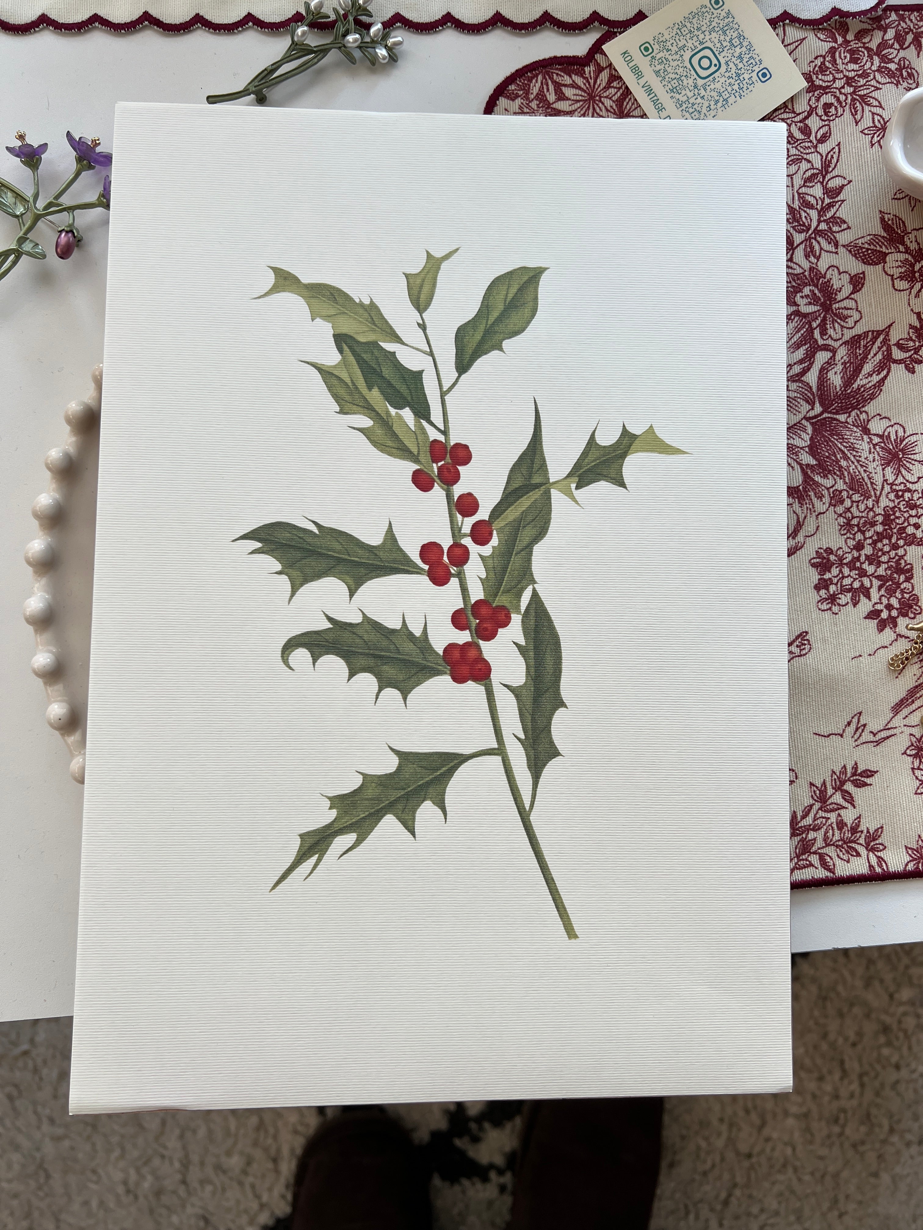 Vintage Botanical Prints A4